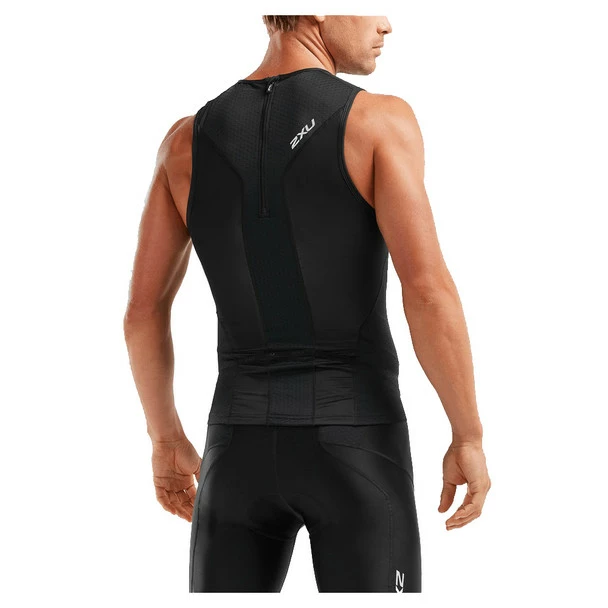 2XU Men's Perform Rear Zip Tri Singlet - 2019 - Image 2