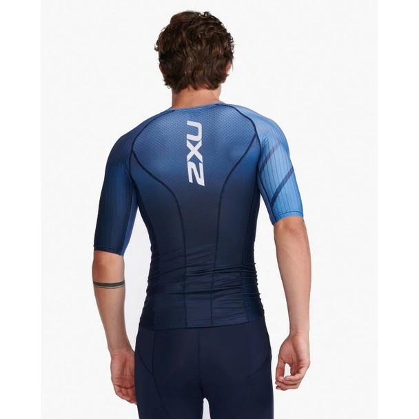 2XU Men's Aero Sleeved Tri Top - 2023 - Image 2