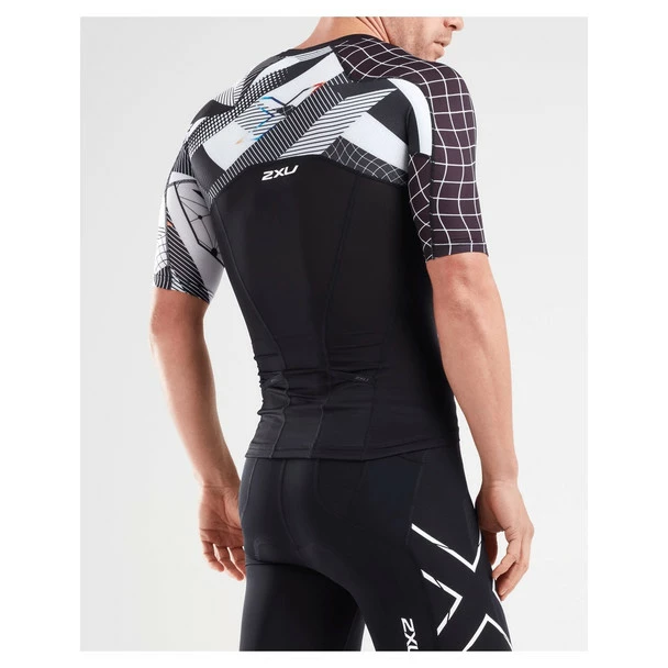 2XU Men's Compression Sleeved Tri Top - 2021 - Image 2