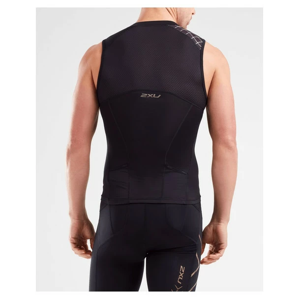 2XU Men's Compression Tri Singlet - 2021 - Image 2
